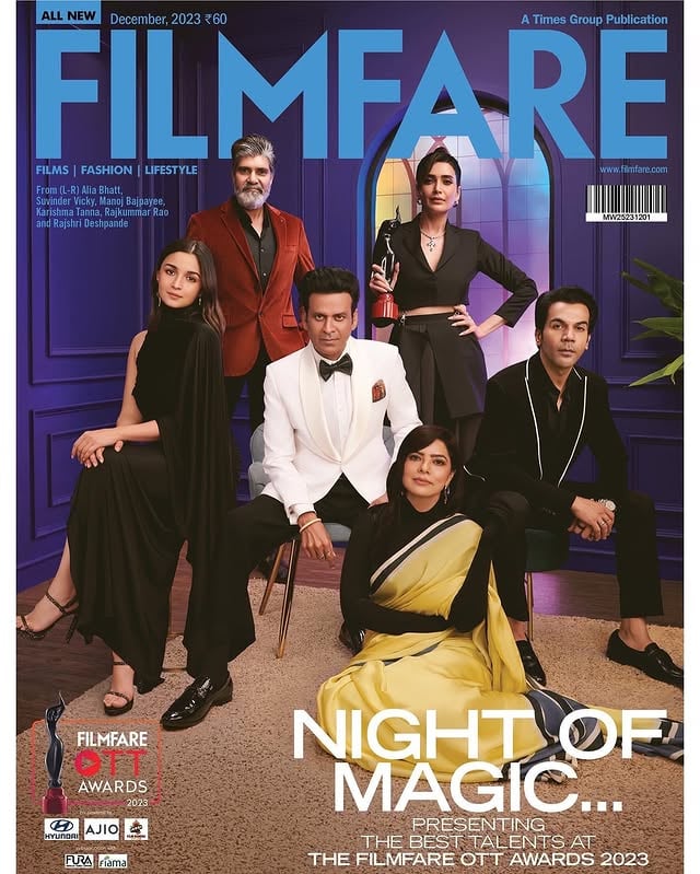 @filmfare thank you for my first ever magazine cover that to along with the beautiful and powerhouse performers @aliaabhatt @rajkummar_rao @bajpayee.manoj @suvindervicky and @karishmaktanna 🙌❤️❤️❤️❤️Lots of love @jiteshpillaai and your excellent @filmfare team. #trialbyfire @netflix_in @endemolshineind @_sidharth_jain_ @p_n_a_i_r @monika__shergill @tanyabami @privyliz by @rajshri_deshpande