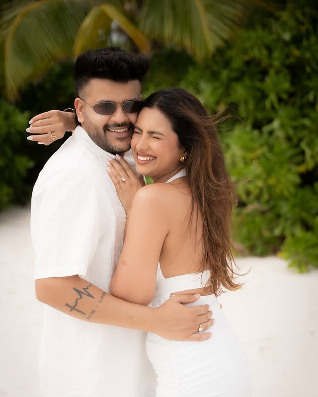 I cannot tell you how happy I am just thinking about the fact that THIS is only the beginning to our life together 🤍 13.05.2025 ✨ by @addykumarr