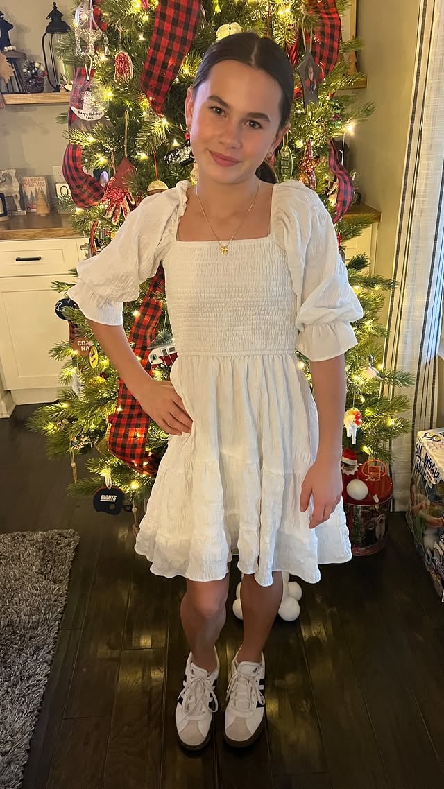 Saw the Nutcracker today and it was so fun and magical!Dress @joyfolie I felt like Clara in it #nutcracker #fieldtrip #clara #tweeninfluencer #tweengram #tweenstyle #tweenlife #tweenfashion #with friends