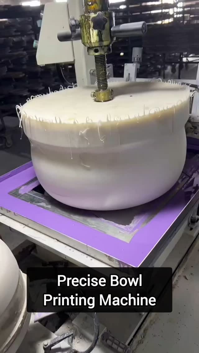 Bowl printing, often referred to as pad printing, is a specialized process where a machine transfers a decorative pattern or design onto the surface of a bowl or similar curved object. Using a soft silicone pad, the machine picks up ink from an etched plate (or cliché) containing the design and presses it onto the bowl, ensuring precise and vibrant results. This technique is widely used for customizing ceramic, glass, or plastic bowls with logos, patterns, or artwork, offering high efficiency and versatility for both small-scale and industrial production. Proper setup and ink selection are crucial for achieving durable, high-quality prints.#BowlPrinting #PadPrinting #MachinePrinting #DecorativeDesign #CustomBowls #CeramicArt #AutomatedDesign #PrecisionPrinting #IndustrialDesign #HomeDecor #PrintingTechnology #CraftTech #DecorativeBowls #CeramicPrinting #ManufacturingArt by @aioverviews