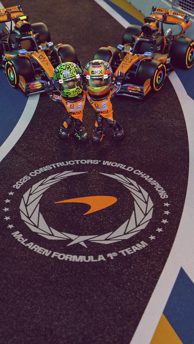 Sent it ‘round Singapore and secured the Constructors’ Championship for the 10th time! 🤩#McLaren by @ritter.goods