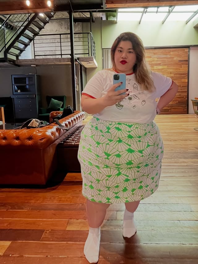 Turned a year older two days ago 💖Dress turned skirt from @joyfuljiggle by @fatcatfar