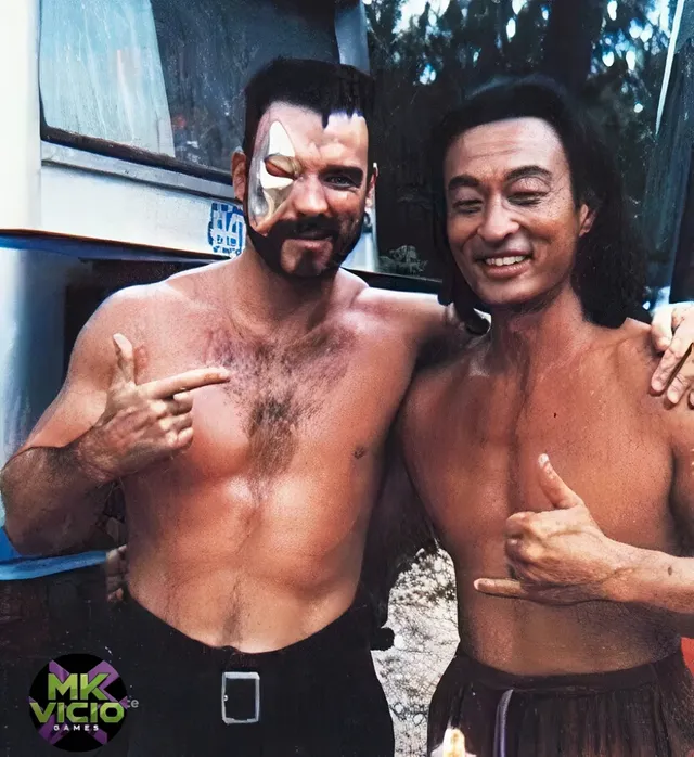 Trevor Goddard (Kano) & Cary-Hiroyuki Tagawa (ShangTsung) Mortal Kombat 1995 #mortalkombat #mortalkombatx #mortalkombat1 by @mkviciogamesoficial