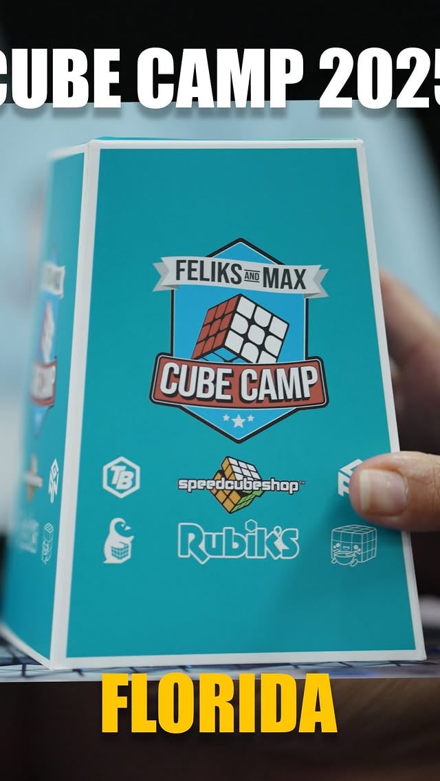 Thank you to everyone who attended Cube Camp 2025 Orlando Special thanks to our sponsors: Rubik’s / GAN / SpeedCubeShop / TimeBase / Happy Ft / Souptimmy / PreFire Also a heartfelt thank you to Matthew Dickman, Shane Grogan, Nancy Hartman and all our amazing counselors and voluteers. And of course, all our wonderful campers who attended! Cheers Feliks and Max by @fzemdegs