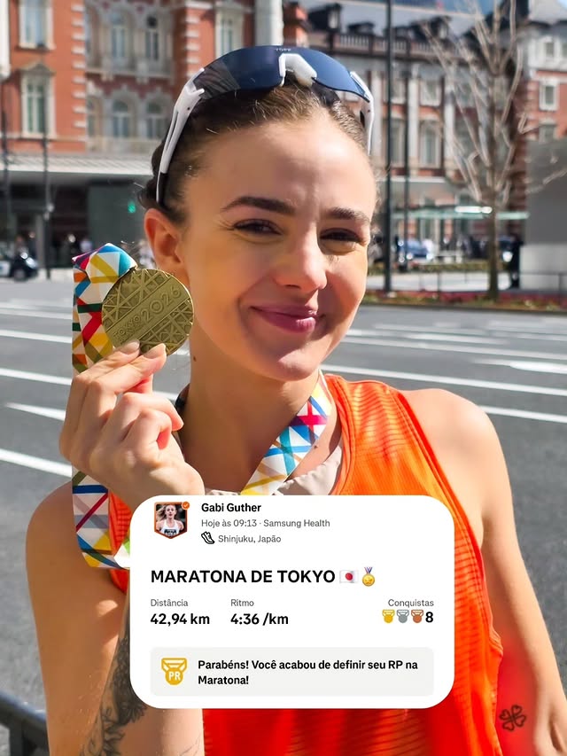 TERCEIRA MARATONA ENTREGUE ❤️🇯🇵😭🏃🏼‍♀️Ao lado dos meus pais! E voltando pro Brasil com duas mandalas @claudianutricionista @claudioguther e com um índice pra Boston 🙌🏻Obrigada Deus, por tantas bênçãos em nossas vidas! Que prova sensacional! @asicsbrasil @asicsrunning @bresportesassessoria by @gabiguther
