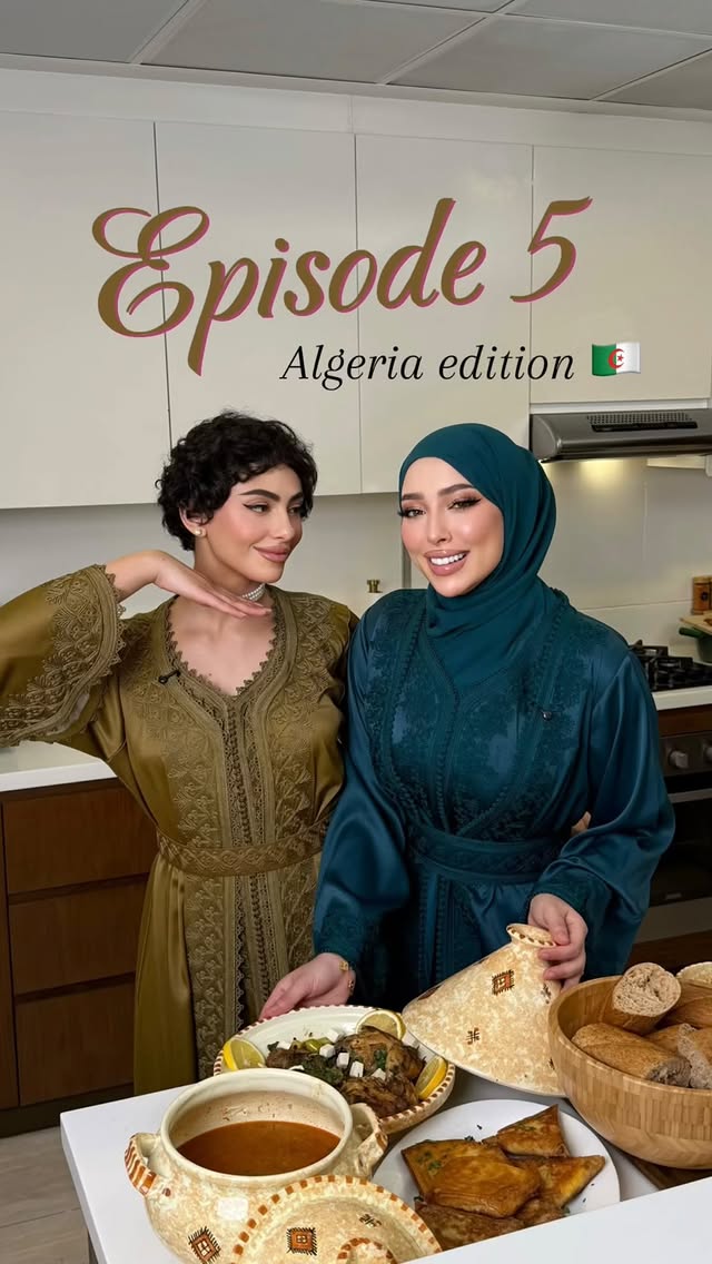 EPISODE 5 🌙👩🏻‍🍳 الحلقة الخامسةof Around the world in 15 plates with Shayma. 15 friends. 15 countries.15 Ramadan dishes. Today my beautiful friend @re._.nna and I made Tagine Kafta, Burak and a yummy Algerian soup. These three dishes are very famous on every Algerian Iftar table in Ramadan and outside of the holy month as well. I had so much fun learning how to make this so thank you Renna for sharing your beautiful culture with me. Let us know if you guys would try making this at home and stay tuned for tomorrow’s episode! 👩🏻‍🍳✨الحلقة الخامسة 🌙👩🏻‍🍳من سلسلة حول العالم في ١٥ طبق مع شيماء١٥ صديقة١٥ دولة١٥ أكلة رمضانيةالنهارده أنا وصديقتي الجميلة @re._.nna عملنا طاجين كفتة، بوريك، وشوربة جزائرية لذيذة. الأطباق التلاتة دول مشهورين جدًا على كل سفرة إفطار جزائرية في رمضان، وكمان بيتاكلوا برا الشهر الكريم.اتبسطت جدًا وأنا بتعلم إزاي أعمل الأكلات دي، فشكرًا يا رينا إنك شاركتِ معايا ثقافتك الجميلة.قولولنا لو ممكن تجربوا تعملوا الأكلات دي في البيت، واستنوا حلقة ببكرة! 🧑‍🍳✨#algerianfood #algeria #algérie #ramadanrecipes #renna