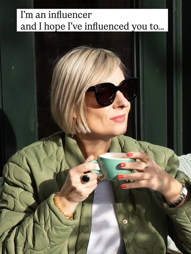 I’m an influencer as a result of my passion… and I hope I’ve always stayed true to why I started in the first place. Real women, real bodies, real style.It will be 10 years this June that I started my blog Club Forty… I had no idea what an influencer was back then. I just wanted to create a space and community for women over 40 who loved fashion (as much as me).Helping women feel confident, inspired, or a little bit more excited about getting dressed in the morning is my WHY.And 10 years in, I’m just as passionate and incredibly grateful that you’re here with me 🙏💖 by @clubforty.claire