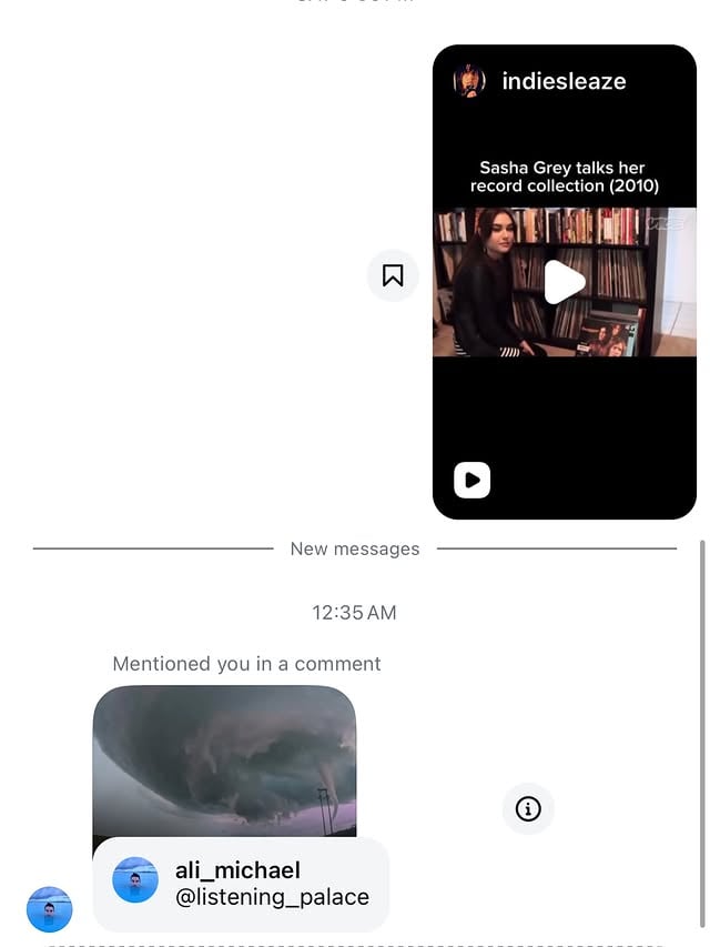 Sliding into my own DM’s by @listening_palace