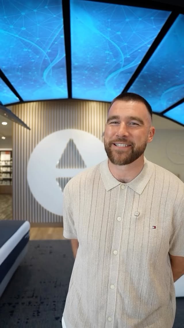 Travis Kelce just got fit for better sleep 😴 IndividualFit helps you find your ideal mattress firmness, your Sleep Number setting, and serious pressure relief. Get comfort personalized to you, only at a Sleep Number store. Learn more at sleepnumber.com by @killatrav