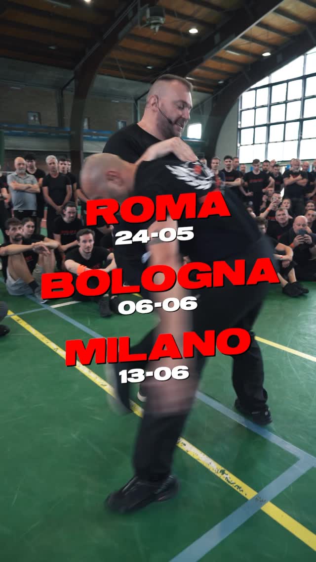 🔥 Il momento più atteso dell’anno 🔥Sono tornati i Seminari di fine anno firmati KMA. Un’occasione unica per imparare le più efficaci tecniche di difesa personale direttamente dal fondatore Manuel Spadaccini.✅ Tutti sono i benvenuti!Che tu sia già praticante o alla prima esperienza poco importa: mostreremo tecniche e varianti per ogni livello.Unico requisito, la voglia di mettersi in gioco e divertirsi Ci vediamo a 📍 ROMA - domenica 24 maggio📍 BOLOGNA - sabato 6 giugno📍 MILANO - sabato 13 giugnoBIGLIETTI FUORI ORA. POSTI LIMITATI.#kma #kravmagaacademy #manuelspadaccini #seminarikma by @kma_kravmagaacademy