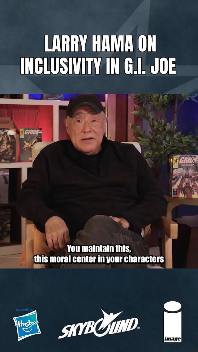 We love getting to see bits of ourselves reflected in the characters we admire and legendary writer Larry Hama discusses why so many people find G.I. Joe relatable. 
 
The G.I. Joe: A Real American Hero Compendium Sets 1+2 cover all your favorite characters, which is available now on Kickstarter. 
 
Pledge now at the link in bio.