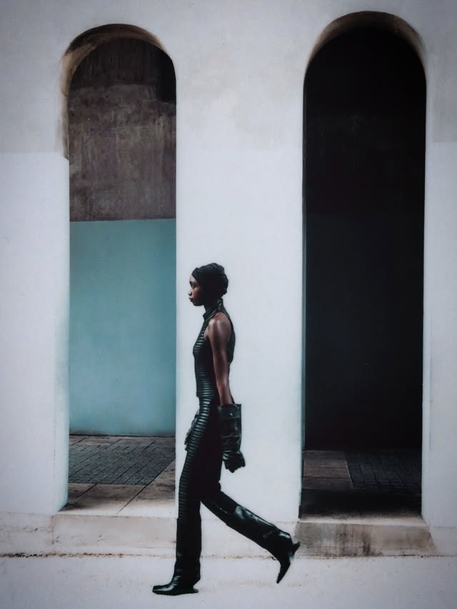SHADOWS CUT IN MINORAY LEATHER.Feat. iconic silhouettes worn by @diarrasamb_@thefrenchmanagementDA @clemencejsterMUA @giuliacohenStylist @maevamallier @axellebl_Available on jitrois.com by @jitroisparis