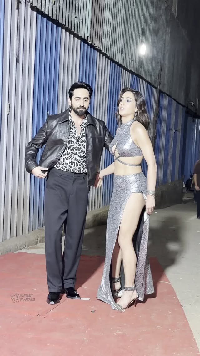 #AyushmannKhurrana #SaraAliKhan❤️ by @instantpaparazzi
