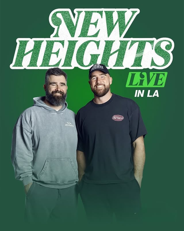 New News ... WE’RE DOING IT LIVE!!!New Heights Live is coming to the Orpheum Theatre in Los Angeles on June 15th!!!Tickets on sale Monday April 27. Get yours at the Kelce Clubhouse, link in bio. by @killatrav