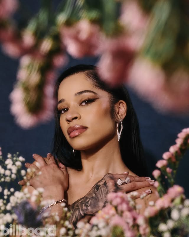 Ella Mai backstage at #BBWomenInMusic 2026 💐⁠⁠Photographer: Ashley Osborn @ashleyosborn⁠Set Design: Evan Black @evanisthenewblack⁠Blue Painted Backdrop: Schmidli Backdrops @schmidlibackdrops by @ellamai