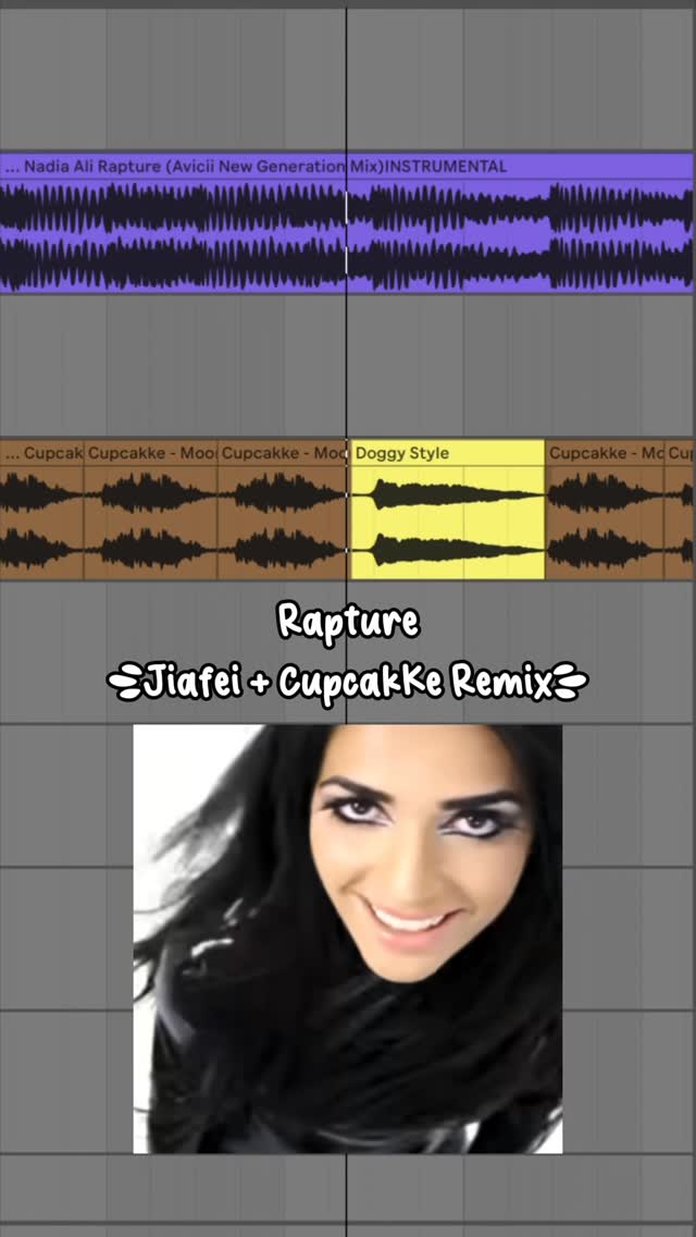 #nadiaali #avicii #rapture #jiafei #cupcakke