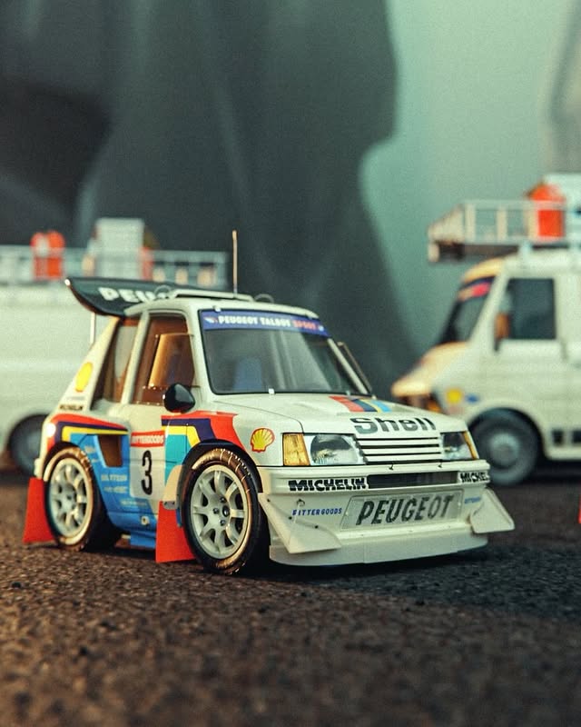 Archive Giveaway! • This art print sold out quickly after launch but I always hold onto a few just in case one gets damaged in shipping…SO, let’s give one of these Peugeot 205 Group B Art Prints away to a lucky winner. To enter for a chance to win, simply drop a comment below letting me know which car you’d like to see next in the Ritter Goods Archive line of 1/43 detailed scale models. We’ve currently got a few cars in development, but I’m curious to see what you’ll come up with. On Friday 5/15, I’ll pick the lucky winner to receive a limited edition signed print of the rally Peugeot 205 T16.As you scroll through the carousel, you can also check out the work that went into my Group B Rally animation. I couldn’t pass up the opportunity to model the awesome support vans that followed the 205 T16s around the various rally stages. by @ritter.goods