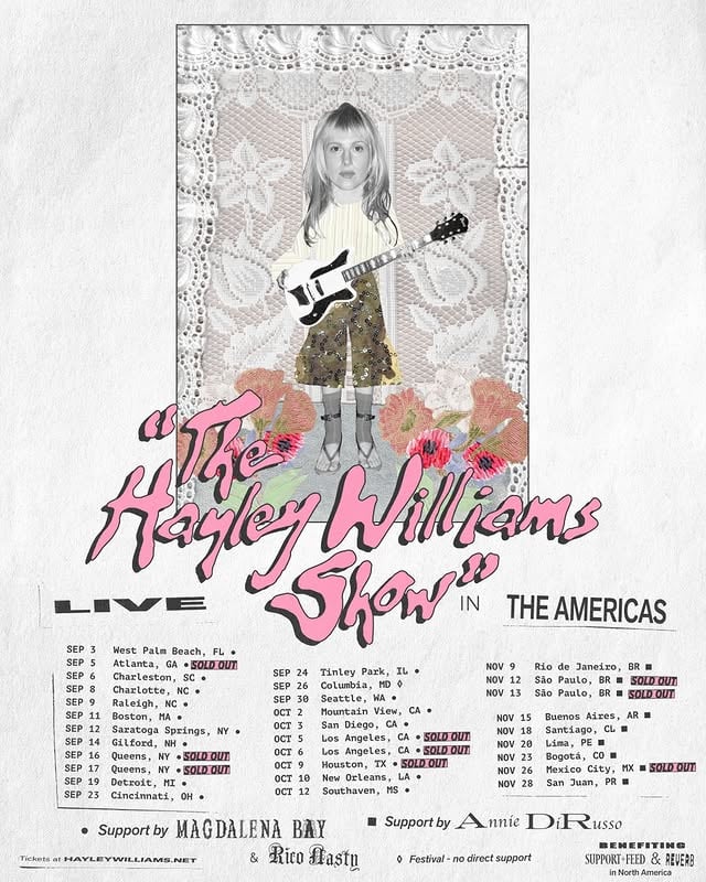 “The Hayley Williams Show”Tickets on sale now. by @yelyahwilliams