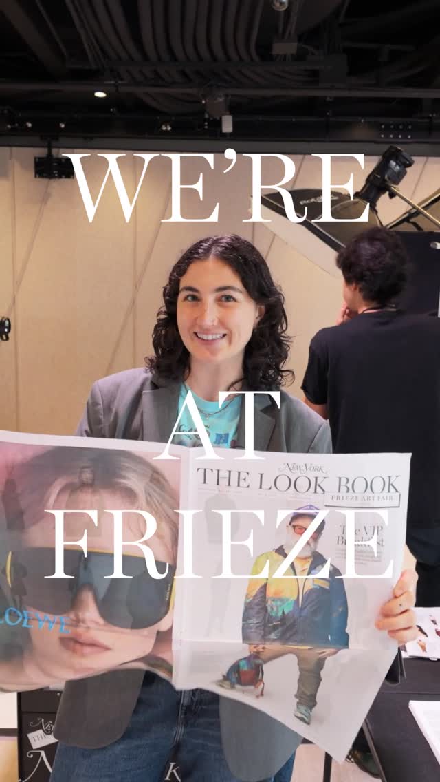 WE'RE AT @friezeofficial! We're distributing FREE broadsheets on May 15 and 16 on the top floor of @theshedny and also at @casamagazinesnyc. Fairgoers, don't forget to grab one!