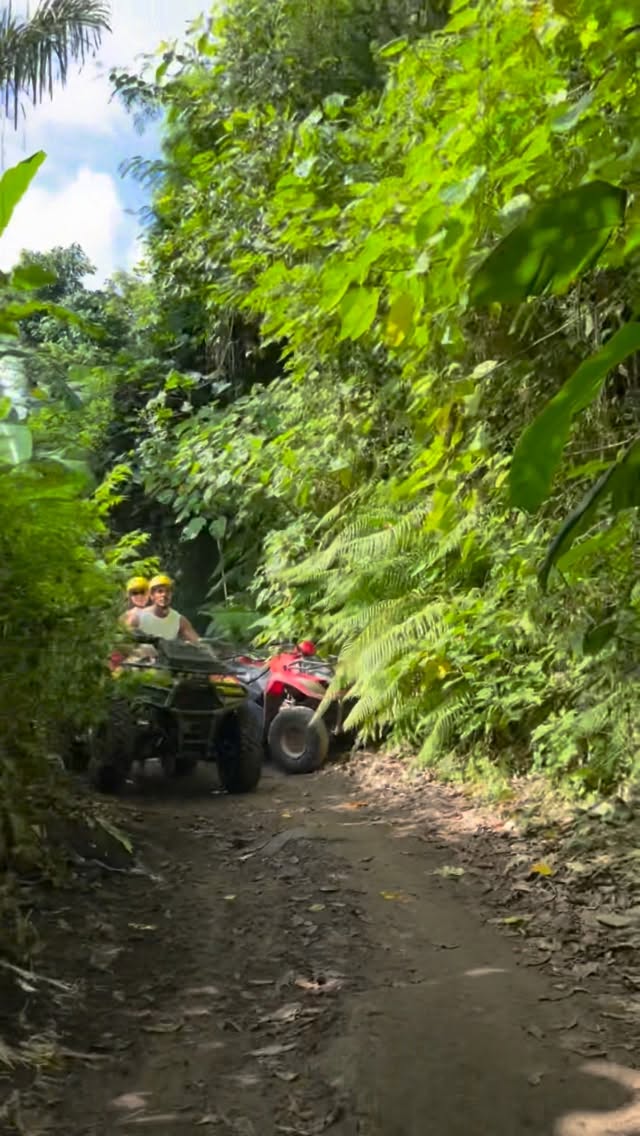Dont miss the ATV ride in Bali❤️❤️❤️The outfit always win @minne.id ❤️❤️ by @diana.lee.johns