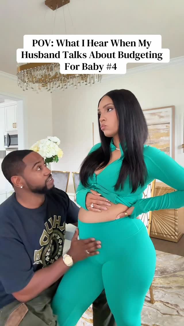 Must be a bad connection… I can’t hear anything you’re saying sir 🤷🏽‍♀️ #pregnancy