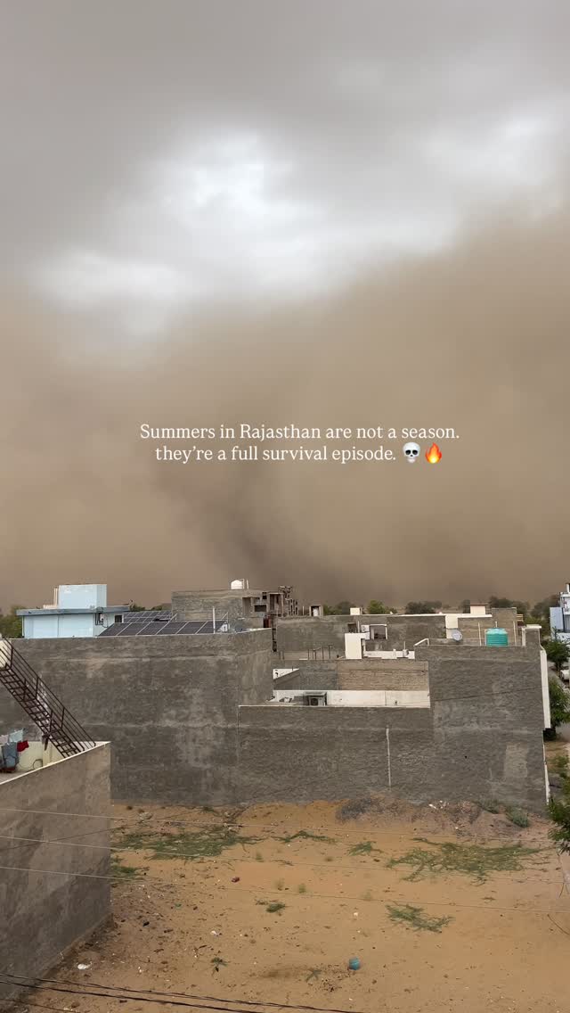 Sach mai RAJASTHAN mai jane summers mai kab kyaa ho jaaye? 😎..#rajasthan #summers #explore #weather by @beautifuljaipur