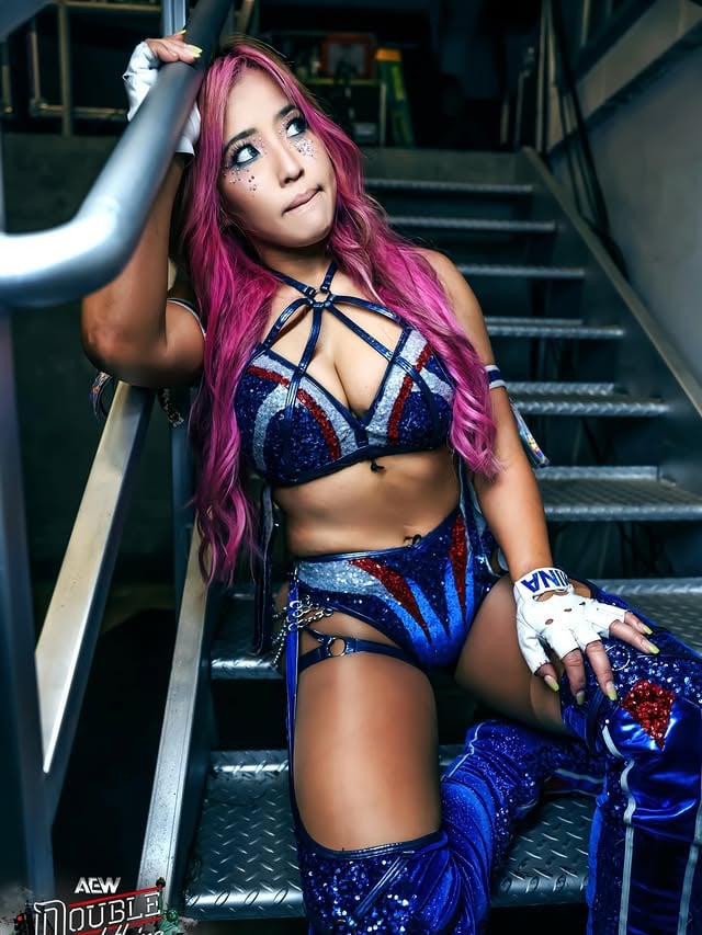 Again.The lights above me. Athena standing over me.I hate this feeling.But I know this isn’t the end.If I don’t give up, my moment will come.If I keep fighting, I’ll change something.That’s what brought me here.And that’s what will take me further.#WeWantMin #AEWDoN by @mina_shirakawa
