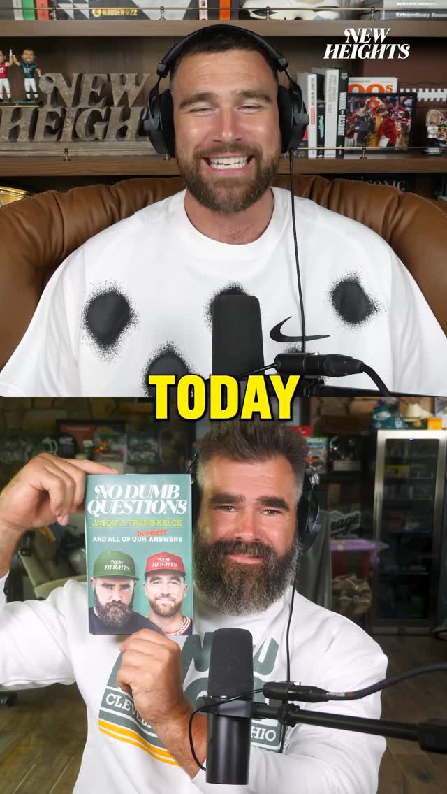It’s official … WE’RE AUTHORS!!! Get your copy of No Dumb Questions OUT NOW on Kelce Clubhouse and wherever books are sold by @killatrav
