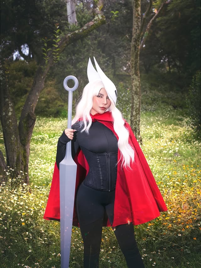 🩷 que versión te gusta más? #silksong #cosplay Foto @fai.photo_Prop : @rogoowhat by @aryvilchiss