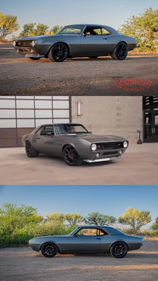 Muscle Machine of the Year Finalist! David Levin’s 1968 @Chevrolet Camaro was built by @DrivenSpeedShop and was picked as a 2026 Muscle Machine of the Year finalist, at the 2026 @Goodguysrodandcustom Spring Nationals, in Scottsdale, AZ. It’s powered by a @ChevroletPerformance LS7 mated to a 4L75 automatic transmission and rides on a @RoadsterShop chassis, @Wilwooddiscbrakes, @Michelinusa tires, and 18x9/19x11.5 Forgeline one piece forged monoblock RB1 wheels finished in Satin Black!🇺🇸🇺🇸🇺🇸————Wheel: Forgeline RB1Type: One Piece Forged MonoblockSeries: One Piece Monoblock SeriesSize: 18x9.0 & 19x11.5Finish: Satin Black by @forgeline