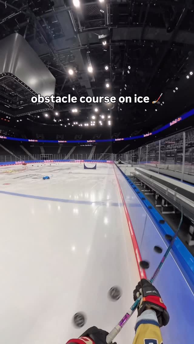 just another day at the rink 🫡#Hockey #Obstacle #ObstacleCourse #RedBull #GivesYouWiiings by @redbullmuenchen
