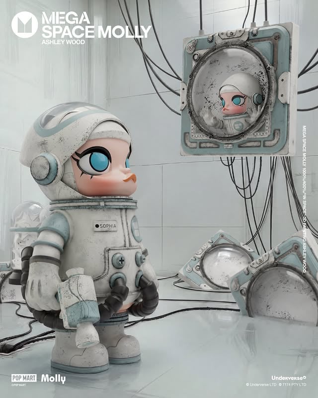 Deep space, stardust, and frost. ✨MEGA SPACE MOLLY and Ashley Wood come together for a deep-blue journey through art.𝐌𝐄𝐆𝐀 𝐒𝐏𝐀𝐂𝐄 𝐌𝐎𝐋𝐋𝐘 𝟏𝟎𝟎𝟎% 𝐀𝐬𝐡𝐥𝐞𝐲 𝐖𝐨𝐨𝐝 𝐑𝐞𝐥𝐞𝐚𝐬𝐞 𝐝𝐚𝐭𝐞: 𝐌𝐚𝐲.𝟐𝟗𝐭𝐡.𝟐𝟎𝟐𝟔,𝟔:𝟑𝟎𝐩.𝐦(𝐆𝐌𝐓+𝟖)𝐌𝐄𝐆𝐀 𝐒𝐏𝐀𝐂𝐄 𝐌𝐎𝐋𝐋𝐘 𝟒𝟎𝟎% 𝐀𝐬𝐡𝐥𝐞𝐲 𝐖𝐨𝐨𝐝 𝐋𝐚𝐮𝐧𝐜𝐡𝐌𝐄𝐆𝐀 𝐒𝐏𝐀𝐂𝐄 𝐌𝐎𝐋𝐋𝐘 《𝐈𝐍 𝐒𝐏𝐀𝐂𝐄》𝟑𝐃 𝐏𝐚𝐢𝐧𝐭𝐢𝐧𝐠 𝐀𝐬𝐡𝐥𝐞𝐲 𝐖𝐨𝐨𝐝𝐑𝐞𝐥𝐞𝐚𝐬𝐞 𝐝𝐚𝐭𝐞: 𝐉𝐮𝐧.𝟓𝐭𝐡.𝟐𝟎𝟐𝟔,𝟏𝟎:𝟎𝟎𝐚.𝐦(𝐆𝐌𝐓+𝟖)To determine the local release time, please refer to the local POP MART account or channel in each respective country or region.#POPMART #megaspacemolly #ashleywood #megacollection #stardust by @popmart