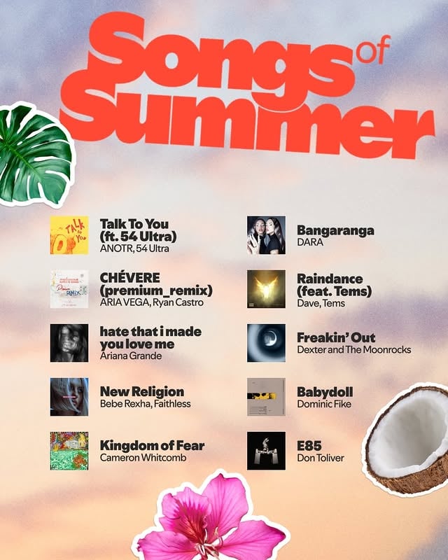 Windows down and speakers loud all summer long 🔊 Hand-selected by our editors, here are our 2026 Songs of Summer predictions.Check out our Songs of Summer playlist at the link in our bio and vote for your favorite now ☀️