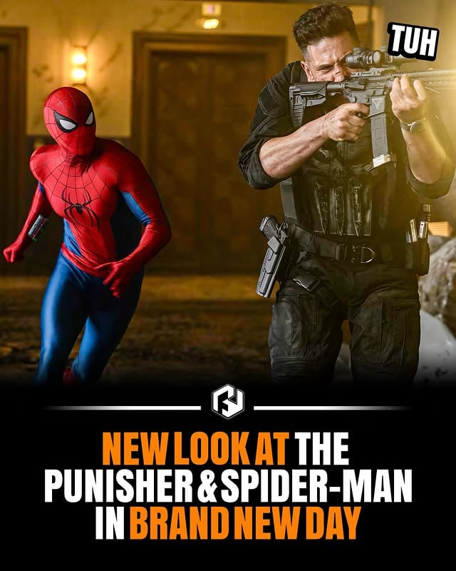 What do you think of #punisher #spiderman first look together in @spidermanmovie ?Did you know that @jonnybernthal helped @tomholland2013 with his #audition tape, and #tomholland helped jonberthal with his audition?Via: @theupdatehubb by @tarantactical