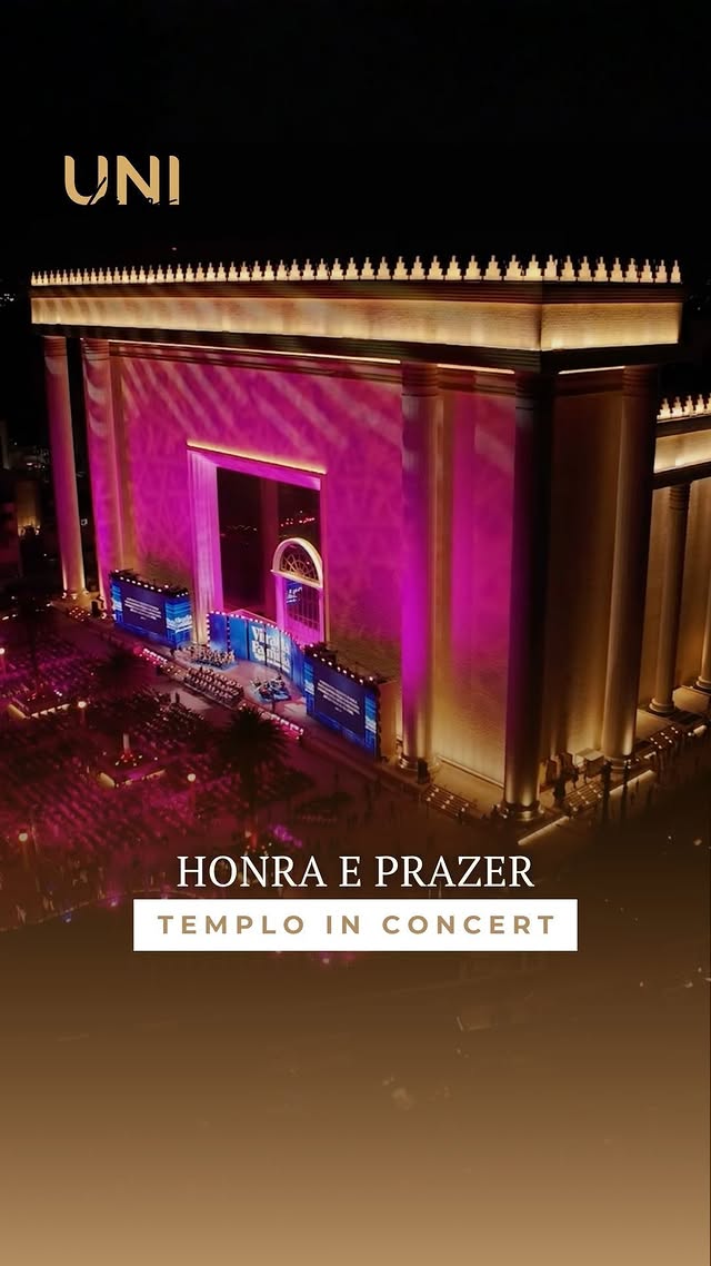 Assista “Honra e Prazer” do álbum Templo In Concert com a Banda Universos e Coral do Templo de Salomão. by @banda_universos