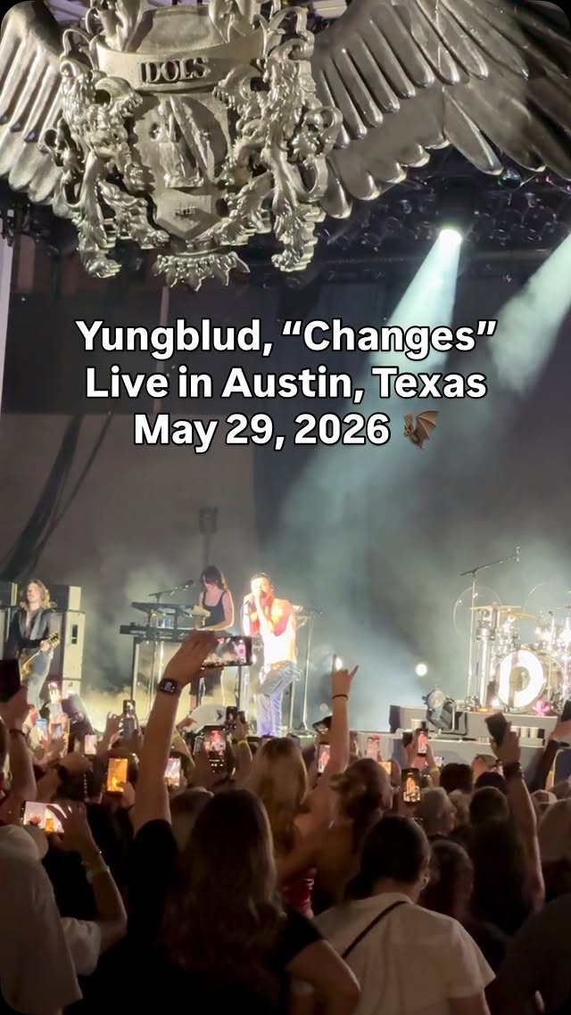 When Yungblud covered Black Sabbath’s “Changes” in Austin on Friday, the crowd made sure Ozzy heard them singing along 🦇🖤