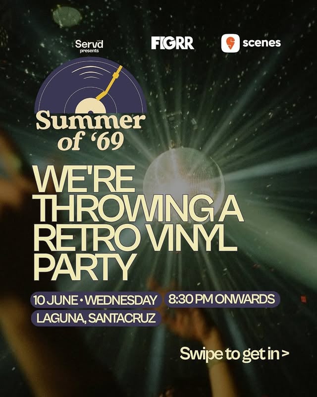 We’re taking it back to the good old days! 💿We’re launching Summer of ‘69! a brand-new retro vinyl party at @lagunabombay with rare records, timeless classics, a selector session and a vinyl-only DJ set by @indiarecordco.in 🕺Expect rock, funk, disco, soul and crafted cocktails by @heineken_india & @shelter6vodka to keep the night grooving. 🍸📍 Laguna, Santacruz🗓 10th June🕣 8:30 PM onwards🎟 Book your spot on @scenesonswiggy or at the link in bio!#vinylparty #retroparty #mumbaievents #santacruz #weekendplans[Retro Vinyl Party, Summer of ‘69, Mumbai Events, Vinyl DJ Set, Laguna Santacruz] by @mumbaifoodie