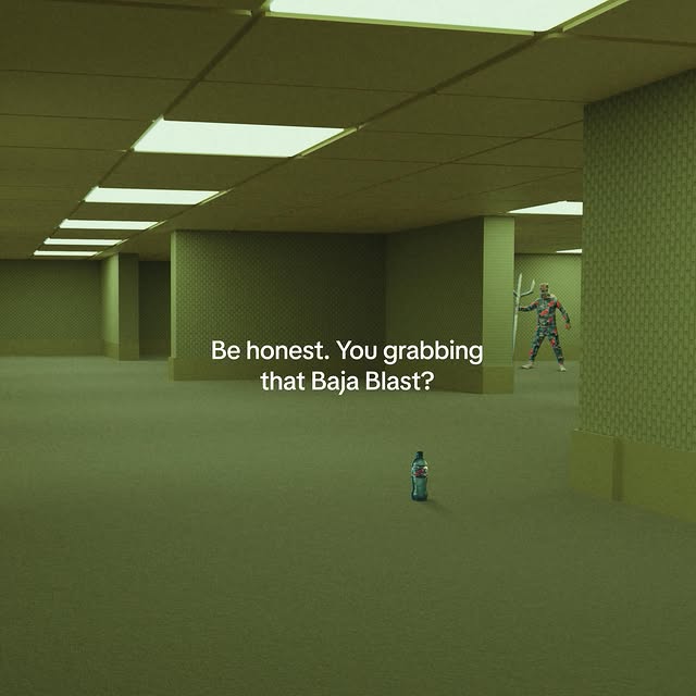 Guys I’m scared #bajablast #backrooms #mountaindew by @mountaindew