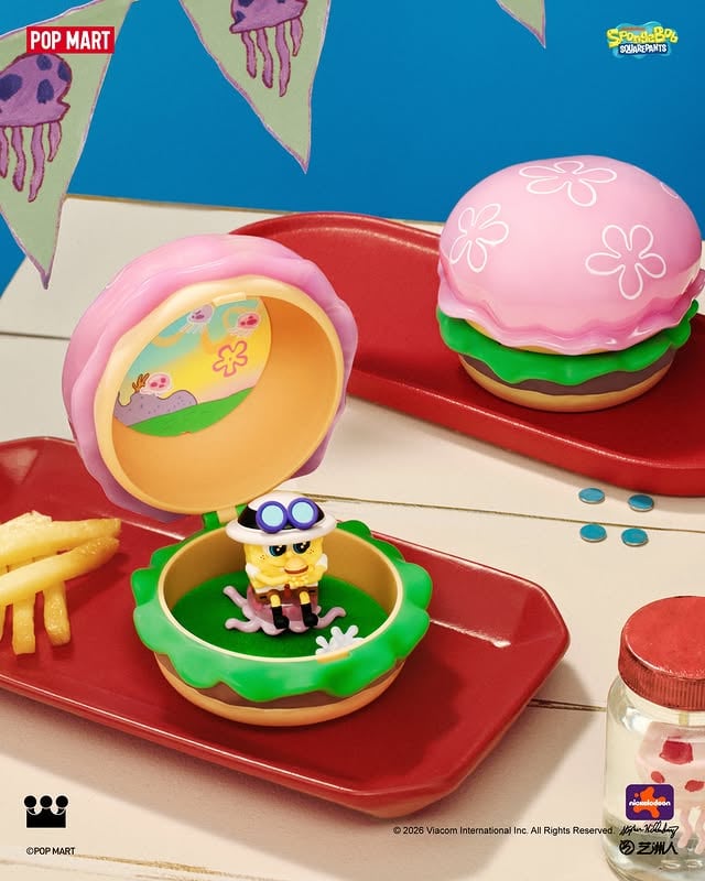 Order up 🍔A little familiar, a little chaotic, and somehow… perfectly SpongeBob.𝐒𝐩𝐨𝐧𝐠𝐞𝐁𝐨𝐛: 𝐊𝐫𝐚𝐛𝐛𝐲 𝐏𝐚𝐭𝐭𝐲 𝐁𝐞𝐬𝐭𝐬𝐞𝐥𝐥𝐞𝐫𝐬 𝐒𝐞𝐫𝐢𝐞𝐬 𝐅𝐢𝐠𝐮𝐫𝐞𝐬𝐑𝐞𝐥𝐞𝐚𝐬𝐞 𝐝𝐚𝐭𝐞: 𝐉𝐮𝐧𝐞 𝟓𝐭𝐡, 𝟐𝟎𝟐𝟔To determine the local release time, please refer to the local POP MART account or channel in each respective country or region.#POPMART #Spongebob #KrabbyPattyBestsellers #figures #arttoy by @popmart