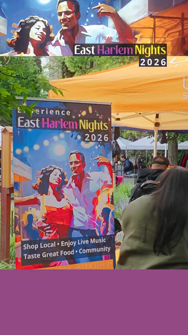 Join us on Friday, June 12th from 6 PM–9 PM at the Union Settlement Garden, located at 237 E. 104th Street.⚠️ Important Information:-Entry is limited to the first 300 guests-No chairs-No alcohol-No smoking or vaping-Bags may be checked upon entryBring your friends, family, and neighbors, and come enjoy a great night in East Harlem. We can’t wait to see you there! #EastHarlemNights #EastHarlem #CommunityEvent #buylocaleastharlem #Elbarrio by @tedsmooth