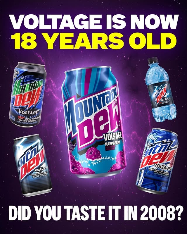 The original DEWmocracy champion turns 18 this month! #Voltage #MountainDew #tbt by @mountaindew