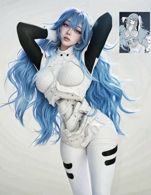 #evangelion #rei #ayanamirei by @evelinaava