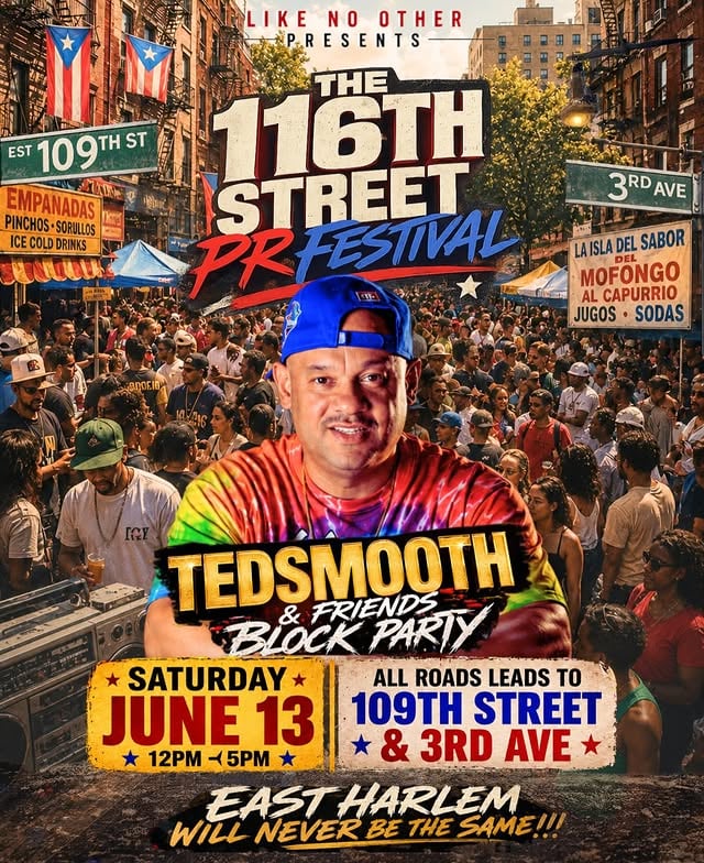 East Harlem, let’s show the WORLD HOW WE PARTY!!! Get there early, lock your spot down and let’s celebrate life!!! 💚Ps Ofcourse I got some friends coming through to show love!! Tedsmooth, Straight Face, You Remember!!! by @tedsmooth