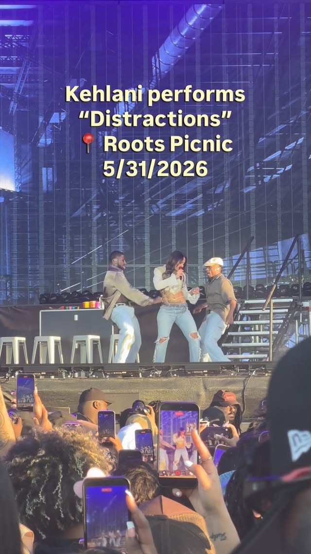 @kehlani performs a fan favorite, “Distractions” on Night Two of the @rootspicnic #rootspicnic #rootspicnic2026 #festival #concert #livemusic
