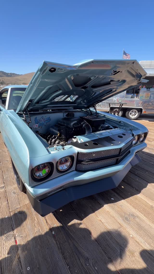 💪🏼💪🏼 @s5industries 1970 Chevelle 🌪️📍 @theclassicatpismobeach 🎥 @nick.v70 by @forgeline