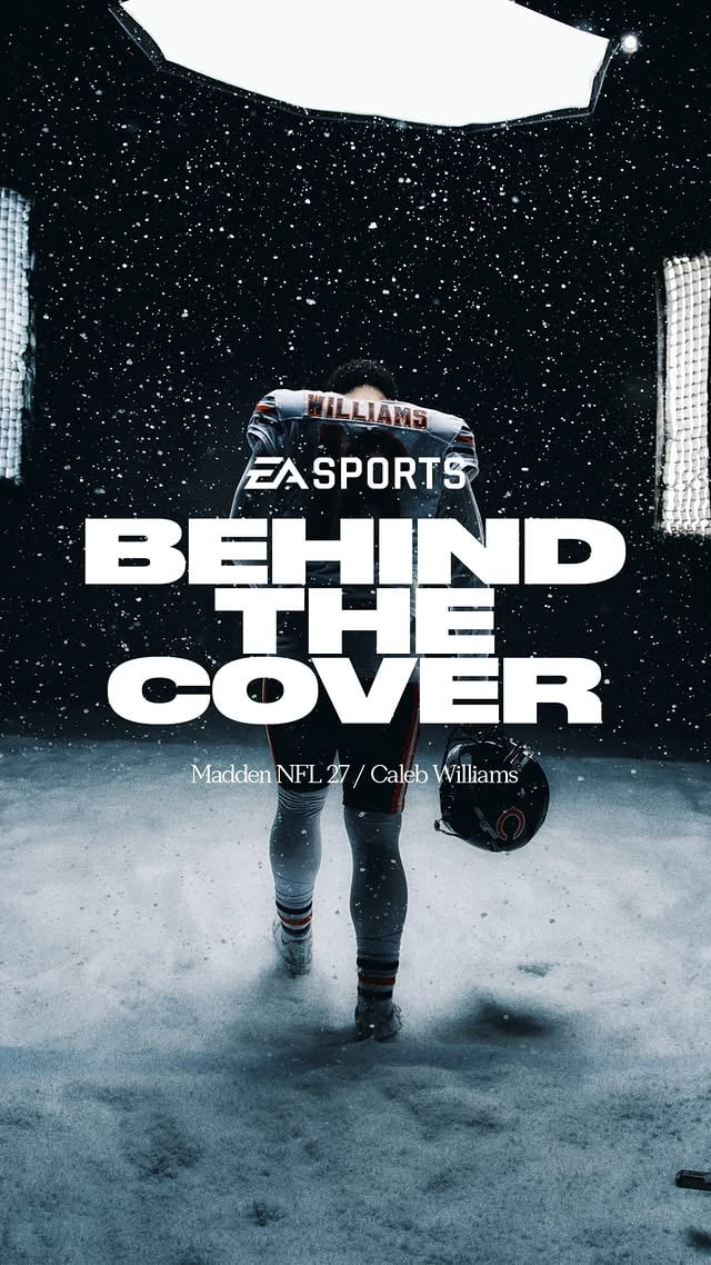 Come with us to the Madden 27 cover shoot with @ayeeecaleb Caleb Williams 🧊We went behind the scenes with the Iceman as he brought his signature style and energy to this year’s cover. #Madden27 by @easportsofficial
