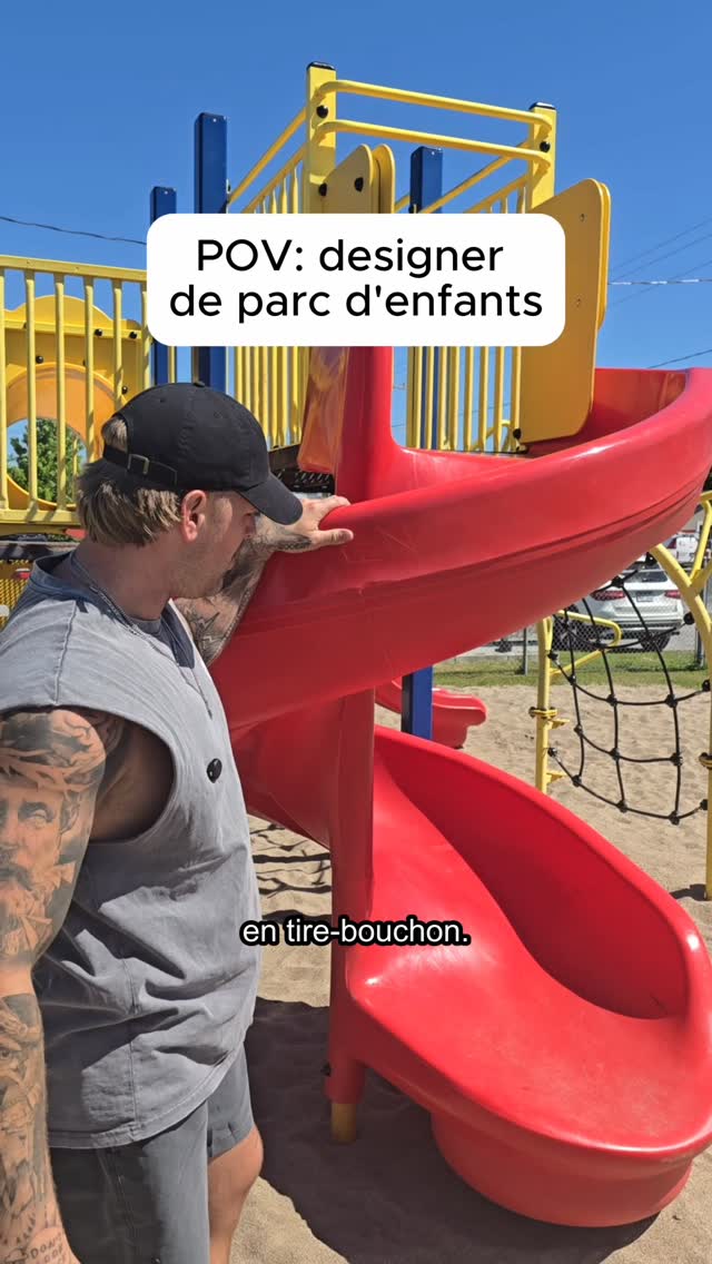 Les parcs c'est bien pensé pour les kids #humour #drole #parentalité #enfants #parc
