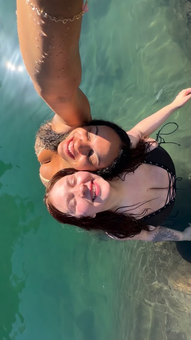 Forever playing mermaids, what color is your tail? by @cayennapepper