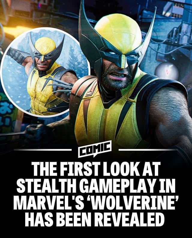 The first look at stealth gameplay from Insomniac’s ‘Wolverine’ has been revealed 👀

Releasing September 15. 🎮

#comic