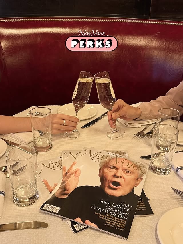 Drinks are on us! This month’s perk is a double feature: subscribers will receive a complimentary round of bubbly for the table when they dine at either @balthazarny or @morandinyc (or both). Cheers! 🥂In case you missed it, last month we launched ‘New York’ Perks: a lineup of monthly treats exclusively for our subscribers. Tap the link in our bio to learn more about how to redeem your perk this month. by @curbed